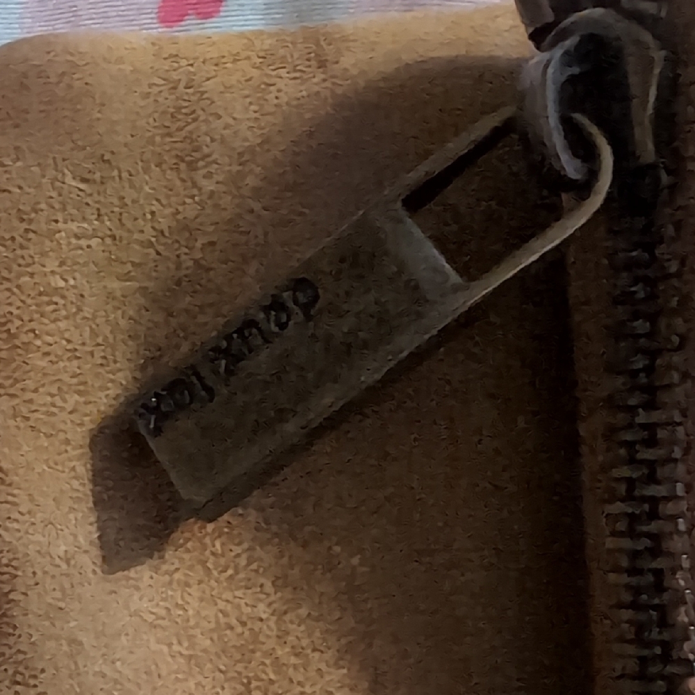 Deux Lux Brown Textured Bag with Brass Accent